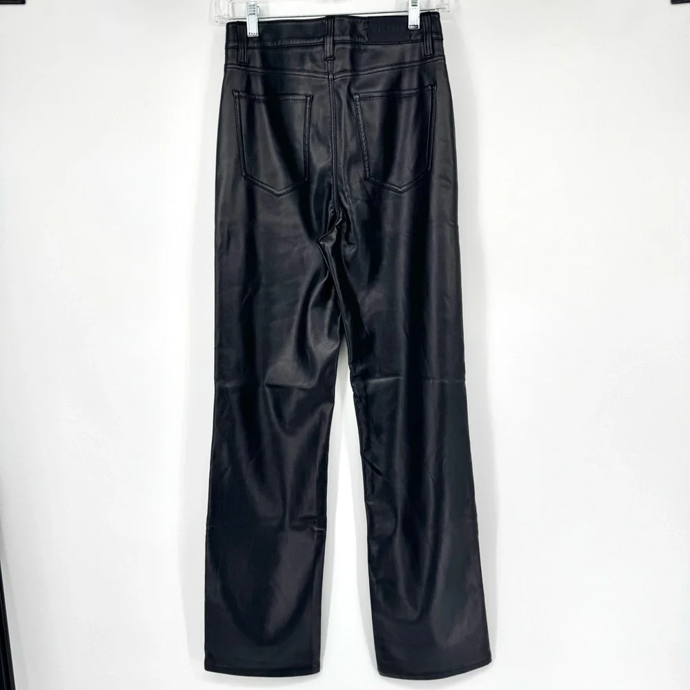 X REVOLVE PISTOLA Cassie Super High Straight Pant in Black Sz 26 $168 - Picture 7 of 11